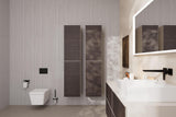 HANSGROHE Hochschrank Xevolos E 1160 mm mit PushOpen, Eiche dunkel/Weiß, grifflos