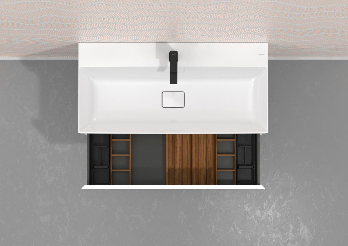 HANSGROHE IntraStoris Schubkasteninneneinteilung Basis Set 100/345 mattschwarz für Xelu & Xevolos
