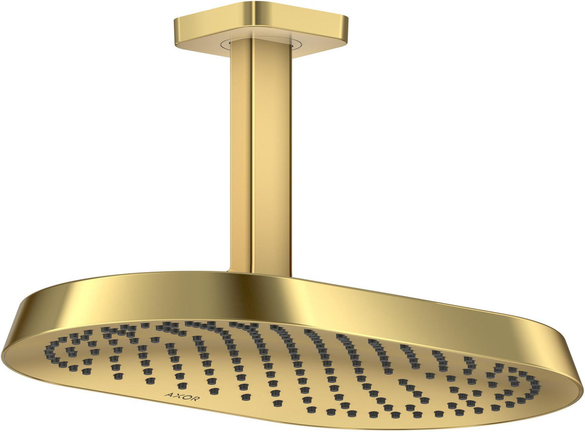 AXOR ShowerSphere 1jet EcoSmart Kopfbrause 370/220 mit Deckenanschluss – Rain FlexPower