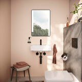 HANSGROHE Xarita Lite Q Wandspiegel 500x700 mm mit seitlicher LED-Beleuchtung und TouchlessSensor