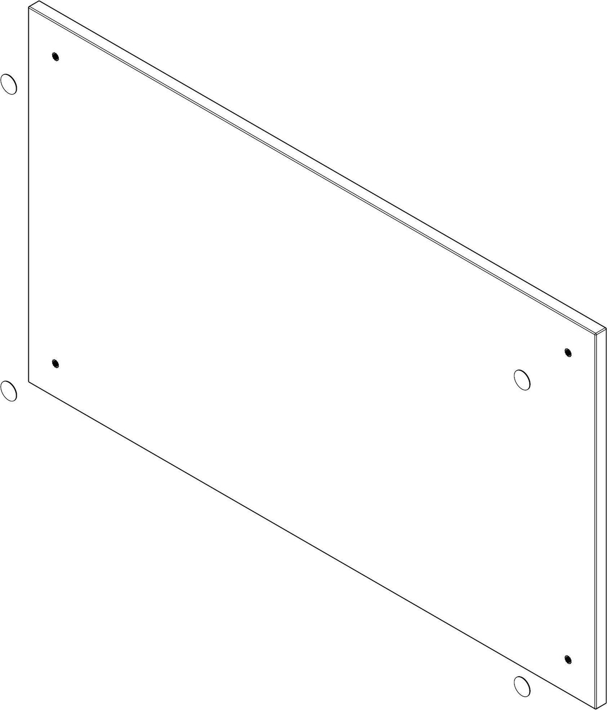 HANSGROHE Aufdoppelseite 515x485 mm ECHK mit Abdeckung D14 – Präzise Ersatzteil-Lösung