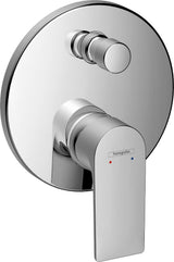 HANSGROHE Rebris E Einhebel-Wannenmischer Fertigmontageset Unterputz Chrom