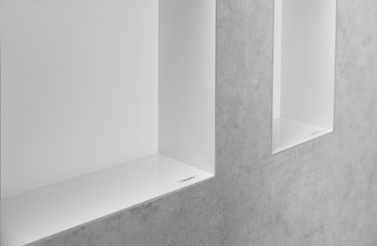 HANSGROHE XtraStoris Minimalistic Wandnische rahmenlos mattschwarz 300x150x100 mm