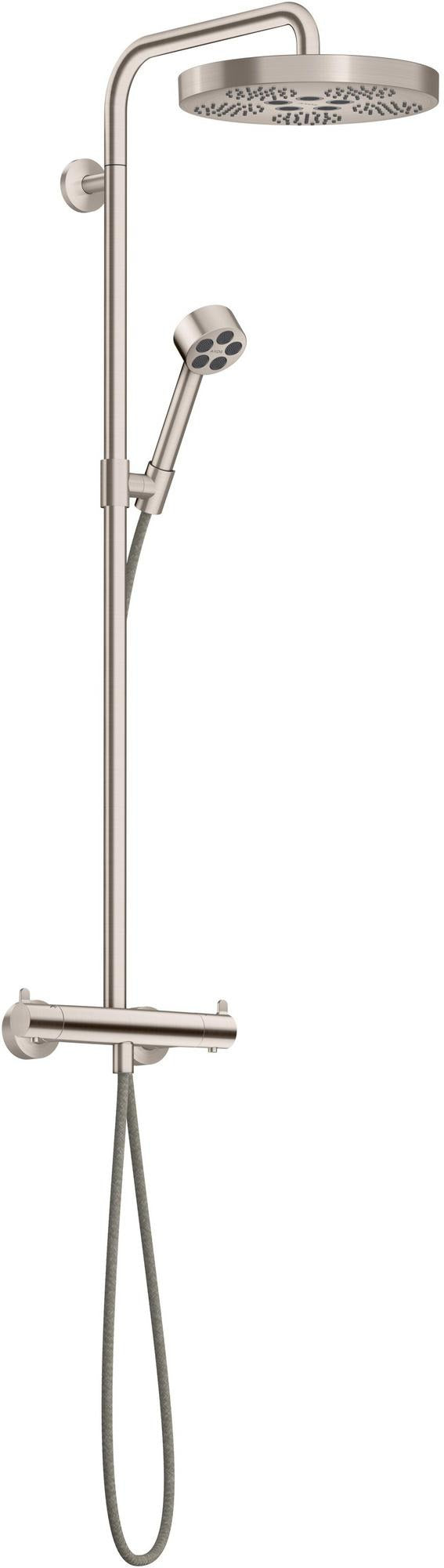 AXOR One Showerpipe mit Thermostat und Kopfbrause 280 1jet in Chrom