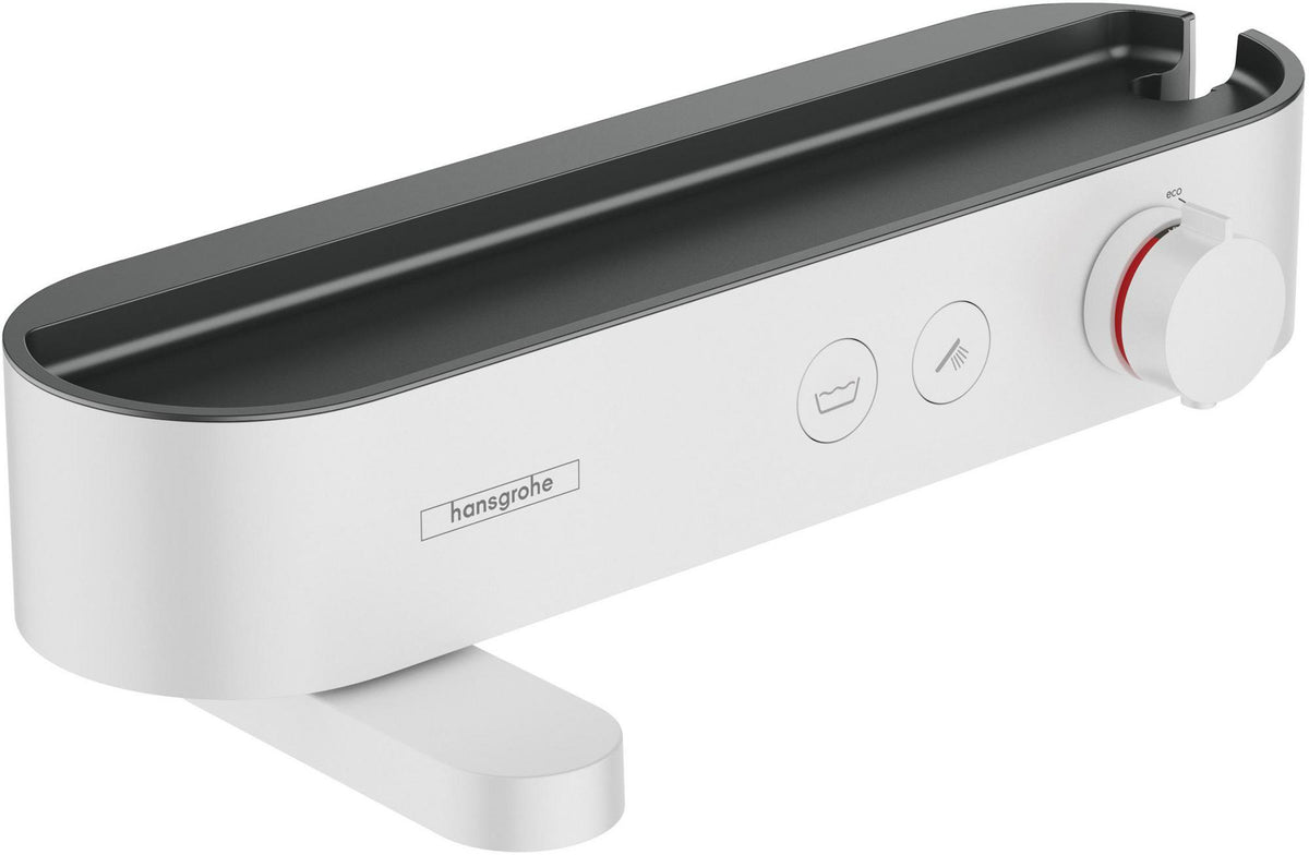 HANSGROHE ShowerTablet Select 400 Wannenthermostat Aufputz DN 15 Chrom mit schwenkbarem Wannenauslauf