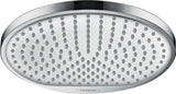 Hansgrohe CROMETTA S 240 Kopfbrause 1 Jet Chrom – Rain-Duschkopf für Wand- und Deckenmontage