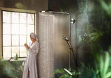 HANSGROHE Raindance Select S 120 Brauseset mit 3 Strahlarten, Select-Taste und Seifenschale in Chrom