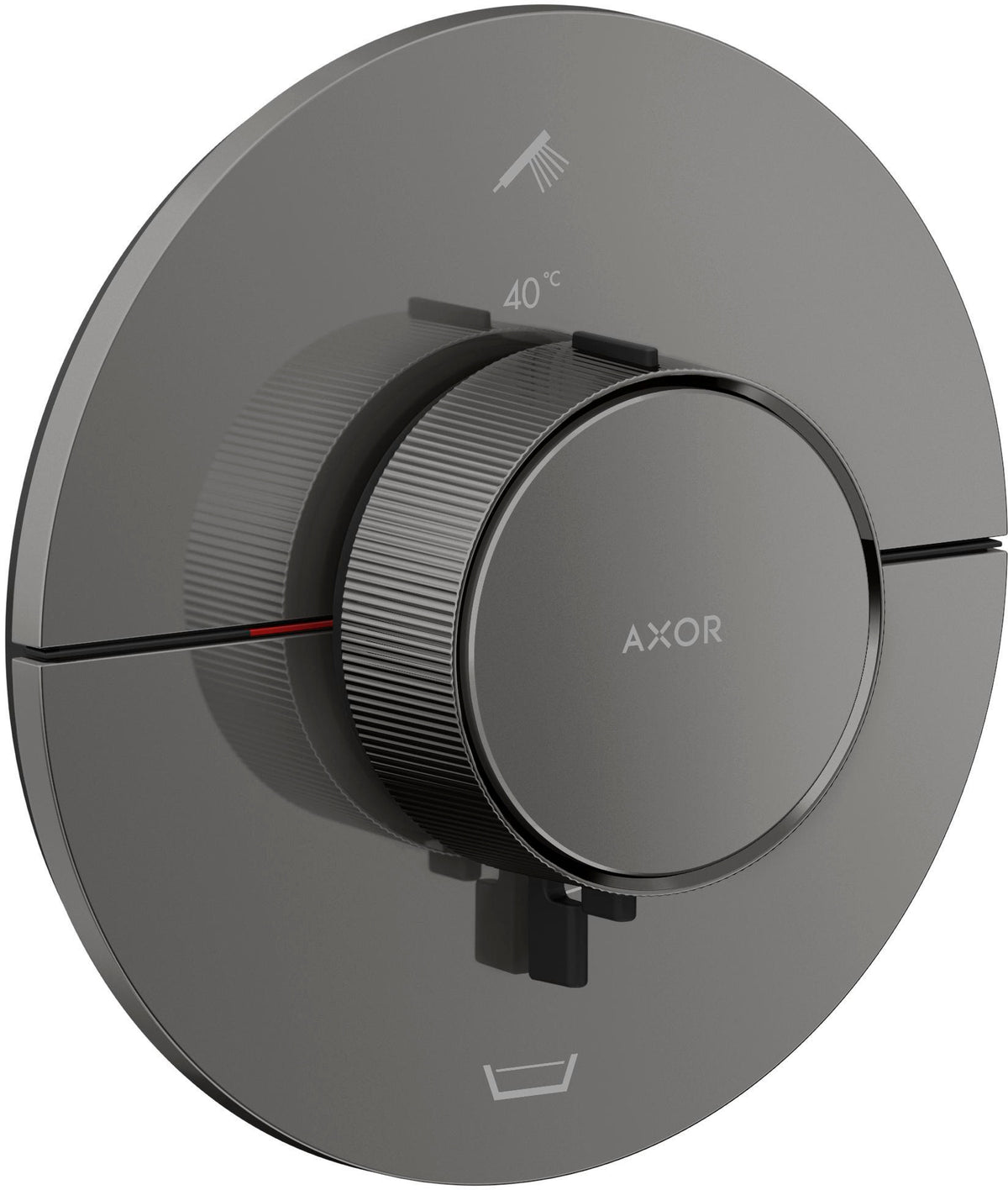 AXOR ShowerSelect ID Thermostat rund für 2 Verbraucher mit Sicherungskombination chrom
