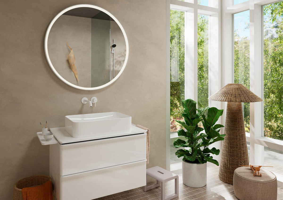 HANSGROHE Tecturis S Einhebel-Waschtischmischer Unterputz Wandmontage 225 mm chrom