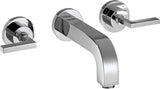 AXOR CITTERIO 3-Loch-Waschtischarmatur DN 15, Unterputz, Hebelgriffe, Chrom – von Hansgrohe