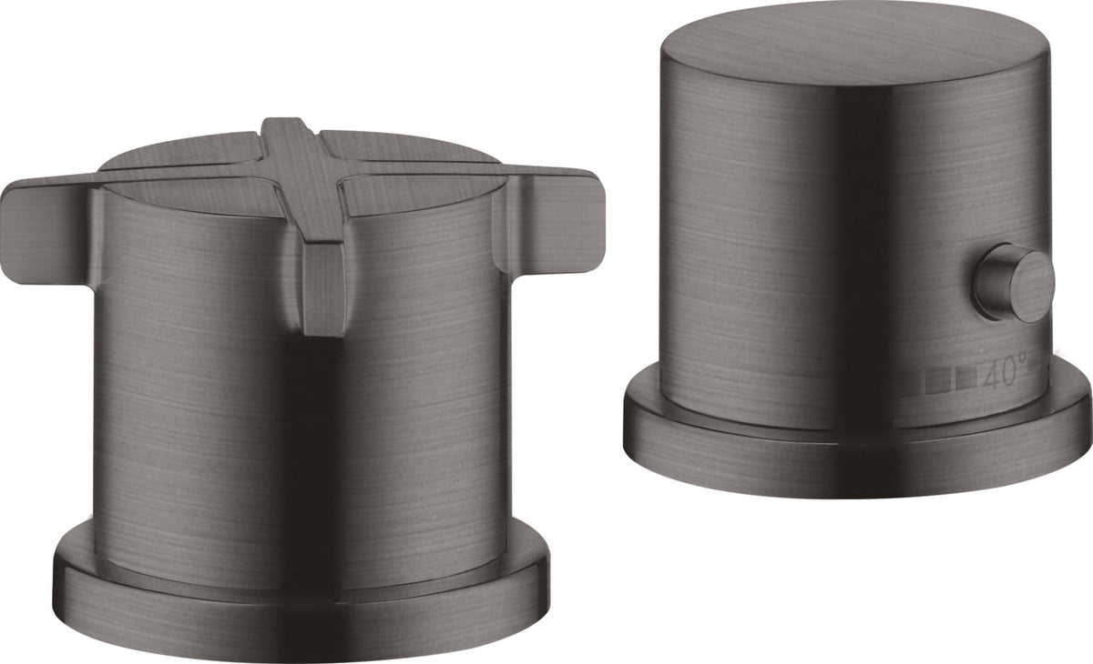 AXOR CITTERIO E 2-Loch-Wannenrandarmatur DN 15 mit Thermostat, Chrom – Hansgrohe