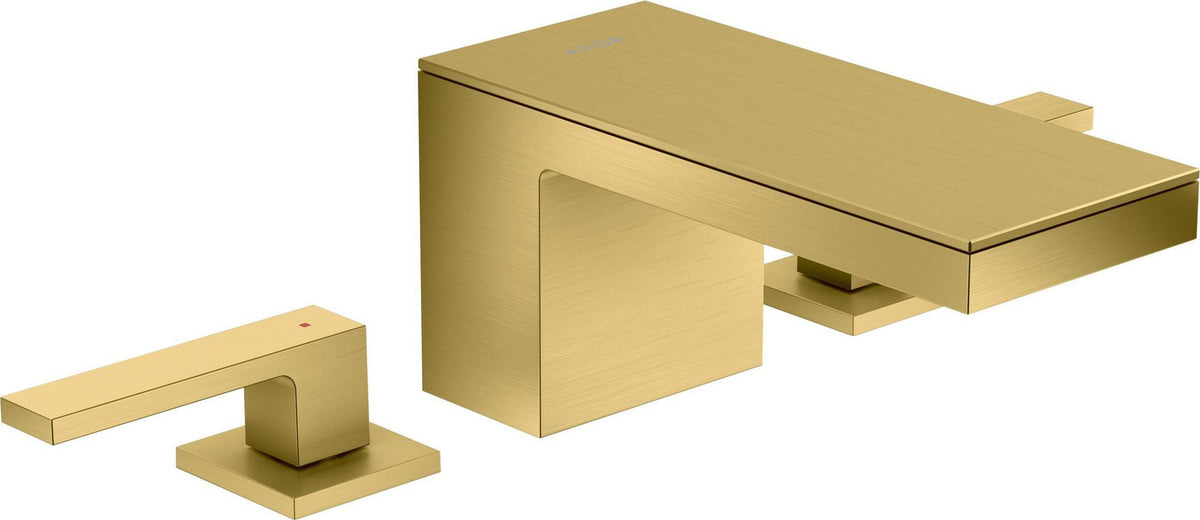 AXOR MYEDITION 3-Loch-Waschtischmischer 70 ohne Platte in polished gold optic – PowderRain