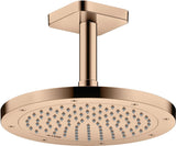 AXOR Kopfbrause 245 1 Jet EcoSmart Chrom – Rain-Duschkopf für Wand- und Deckenmontage