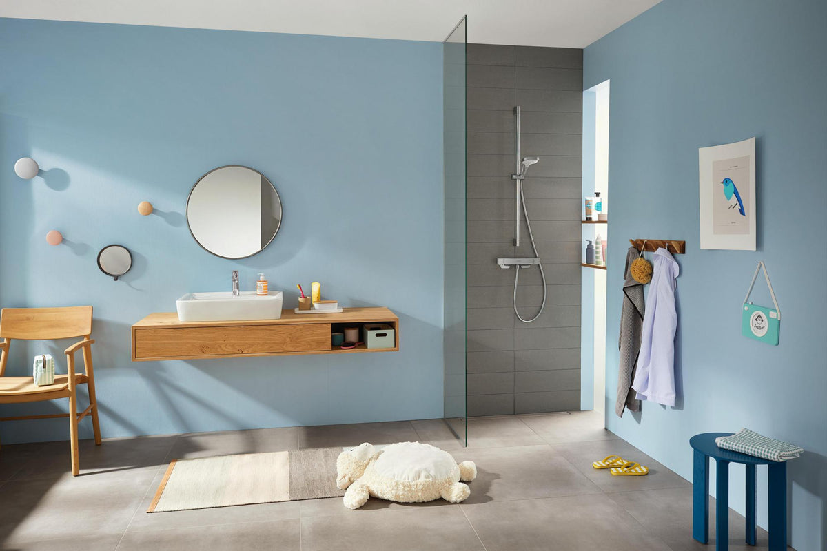 HANSGROHE Handbrause Croma Select E Vario 110 mm weiß/chrom – 3 Strahlarten mit Select-Taste