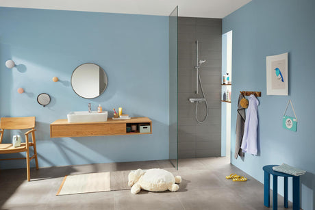 HANSGROHE Handbrause Croma Select E Vario 110 mm weiß/chrom – 3 Strahlarten mit Select-Taste