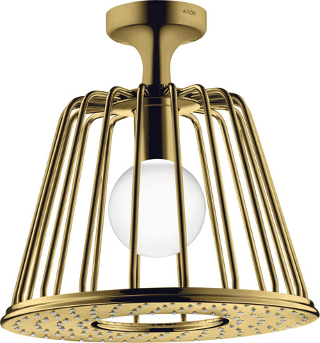 AXOR LampShower Nendo Kopfbrause mit Deckenanschluss und LED-Beleuchtung, Chrom, 275 mm
