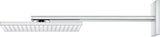 AXOR Kopfbrause 300/300 2jet Chrom mit Brausearm – PowderRain & Intense PowderRain