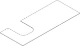 HANSGROHE Xevolos E Konsole 1370 mm mattweiß mit Ausschnitt links für Aufsatzwaschtisch
