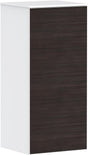 HANSGROHE Halbhochschrank Xevolos E 890 mm mit PushOpen, Eiche dunkel/Weiß, links