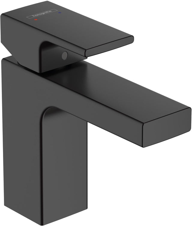 Hansgrohe VERNIS Shape 100 Einhebel-Waschtischmischer mattschwarz, ComfortZone 100, ohne Ablaufgarnitur