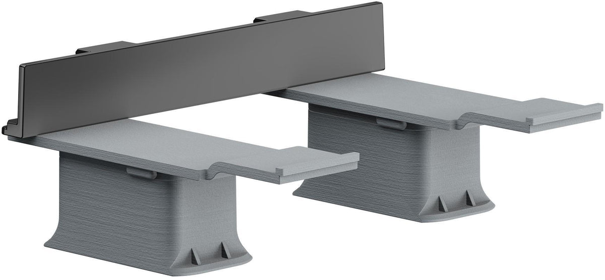 AXOR Universal Adapterset zur Montage von Accessoires auf Reling – chrom, Softsquare