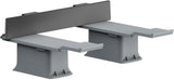 AXOR Universal Adapterset zur Montage von Accessoires auf Reling – chrom, Softsquare