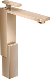 AXOR Edge Waschtischmischer 280 Diamantschliff chrom von Hansgrohe – Einhebelmischer mit Push-Open