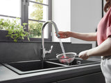 HANSGROHE Focus M41 Einhebel-Küchenmischer 240 mit Ausziehbrause, Chrom