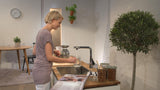 HANSGROHE Talis Select S Küchenmischer 300 mit Schwenkauslauf und Select-Knopf