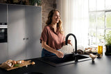 HANSGROHE Aqittura M91 Filtersystem 210 – Ausziehschlauch, 1 Jet, Starter Set, Chrom