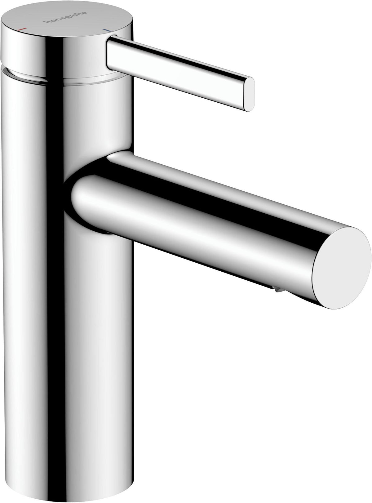 HANSGROHE Zesis S 100 Waschtisch-Einhebelmischer mit Zugstangen-Ablaufgarnitur mattschwarz – ComfortZone 100, CoolStart