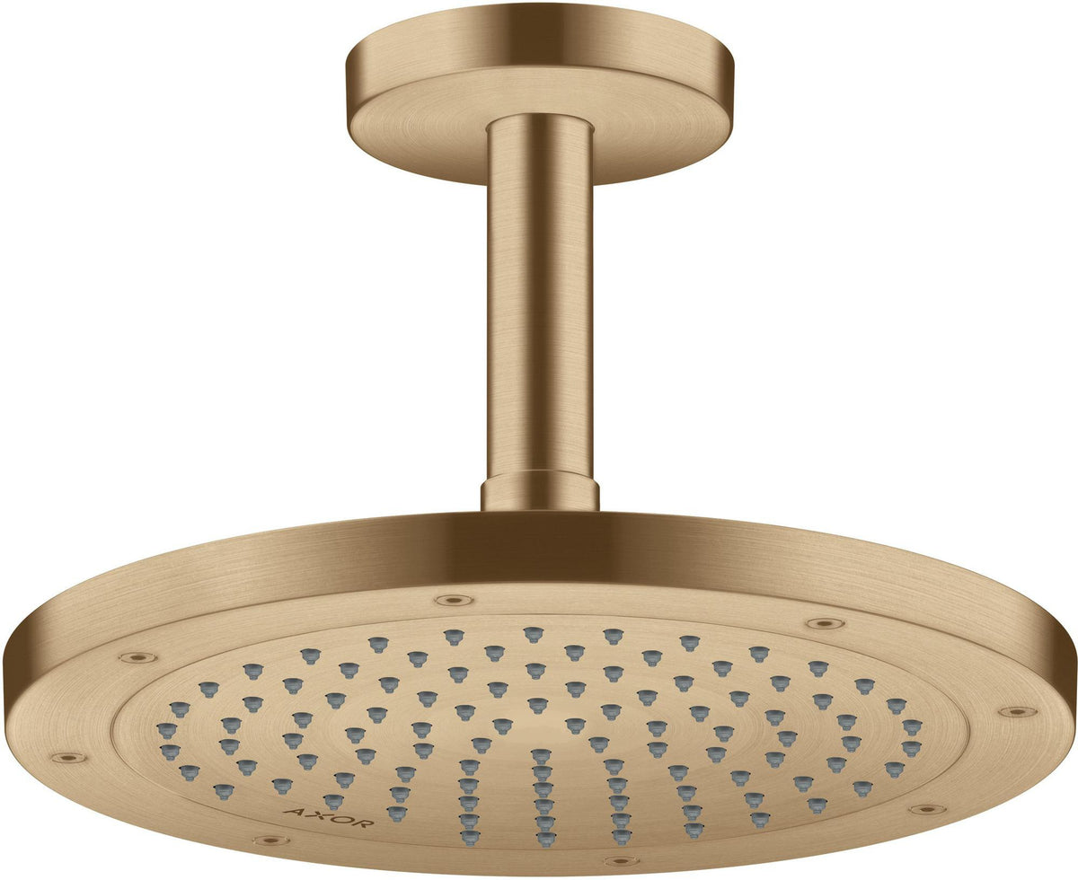AXOR Kopfbrause 245 1jet EcoSmart Chrom – 245 mm Rain Strahl für Wand- und Deckenmontage