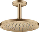 AXOR Kopfbrause 245 1jet EcoSmart Chrom – 245 mm Rain Strahl für Wand- und Deckenmontage
