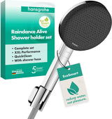 HANSGROHE Raindance Alive Select S Brausehalterset 125 mm 3jet EcoSmart mit Textilschlauch 1600 mm