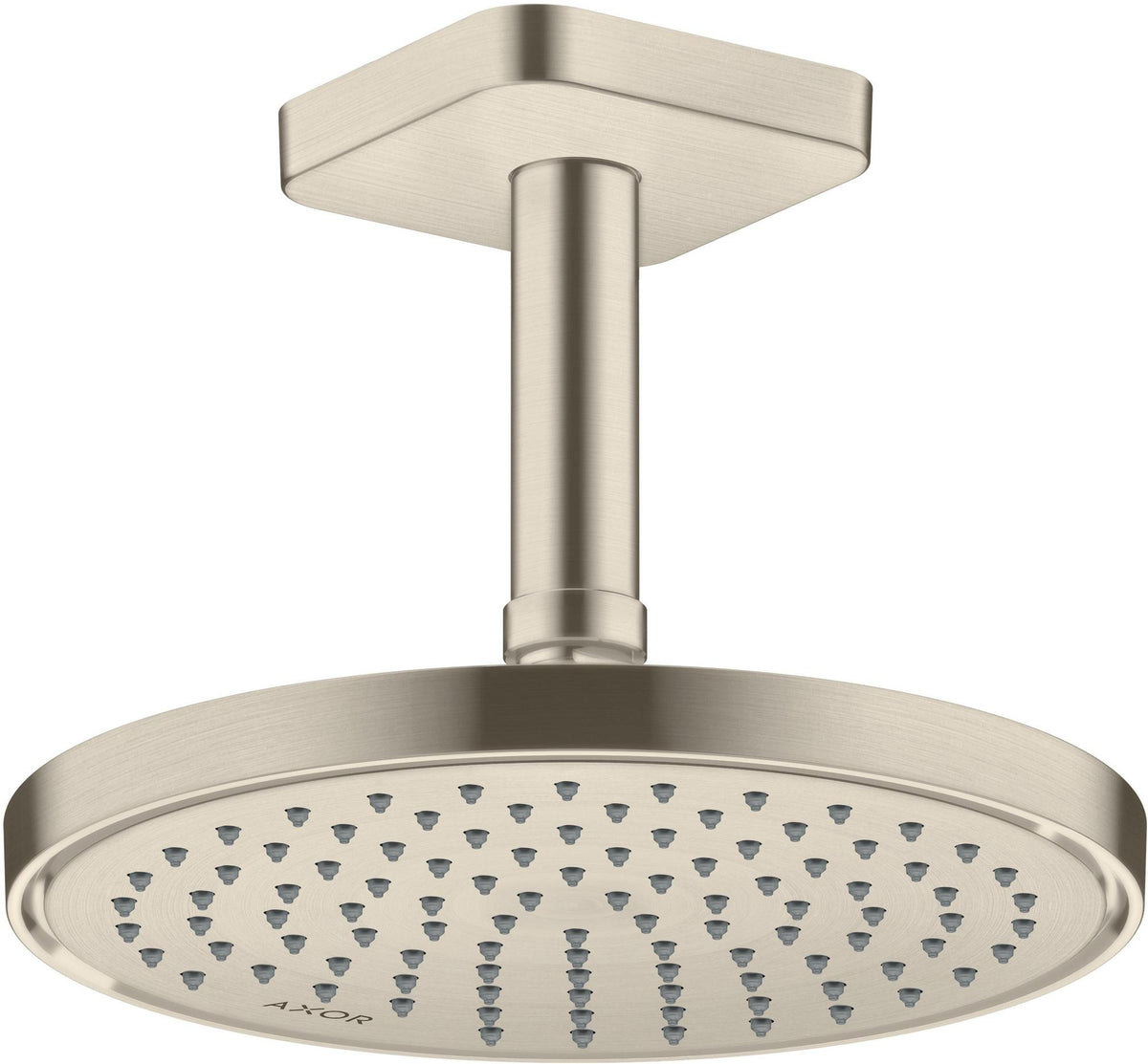 AXOR Kopfbrause 220 1jet EcoSmart Chrom – 220 mm Rain-Duschkopf für Wand- und Deckenmontage