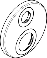 AXOR Montreux Rosette für Wannenarmatur/Brause AP – Ø 65 mm, Chrom