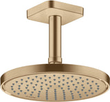 AXOR Kopfbrause 220 1jet EcoSmart Chrom – Rain-Duschkopf mit Antikalk, 220 mm, für Wand- und Deckenmontage