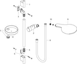 HANSGROHE Raindance Select S 150 3jet Brauseset mit Unica'S Puro Stange und Seifenschale, Chrom