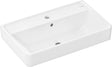 HANSGROHE Waschtisch Xanuia Q Compact 650x370mm weiß mit SmartClean, Hahnloch und Überlauf