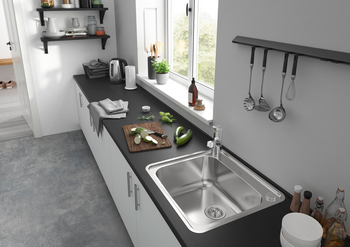 HANSGROHE Focus M42 Spültischmischer 150 Ausziehauslauf chrom – ComfortZone, MagFit, Quick-Connect