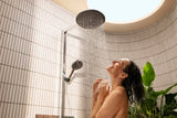 HANSGROHE Raindance Alive S 300 1jet EcoSmart Duschsystem mit Thermostat ShowerSelect Comfort – Schwarz