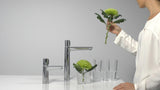 HANSGROHE Talis E Select Waschtisch-Einhandhebelmischer DN 15 Chrom mit Zugstangen-Ablaufgarnitur