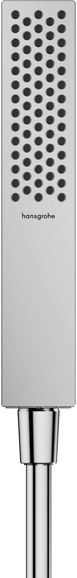 HANSGROHE Stabhandbrause Pulsify E 1jet Chrom – PowderRain Strahlart & QuickClean