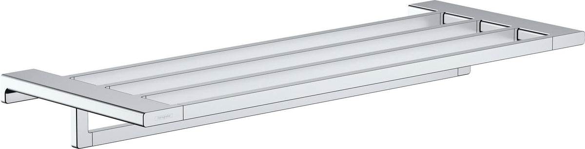 HANSGROHE AddStoris Handtuchablage mit Handtuchhalter 648 mm Chrom – Wandmontage