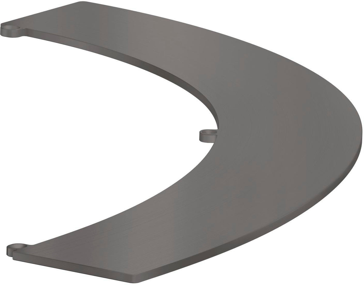 AXOR Suite Ablage polished nickel – Metall-Ablage mit verdeckter Befestigung, 20 kg Belastbarkeit