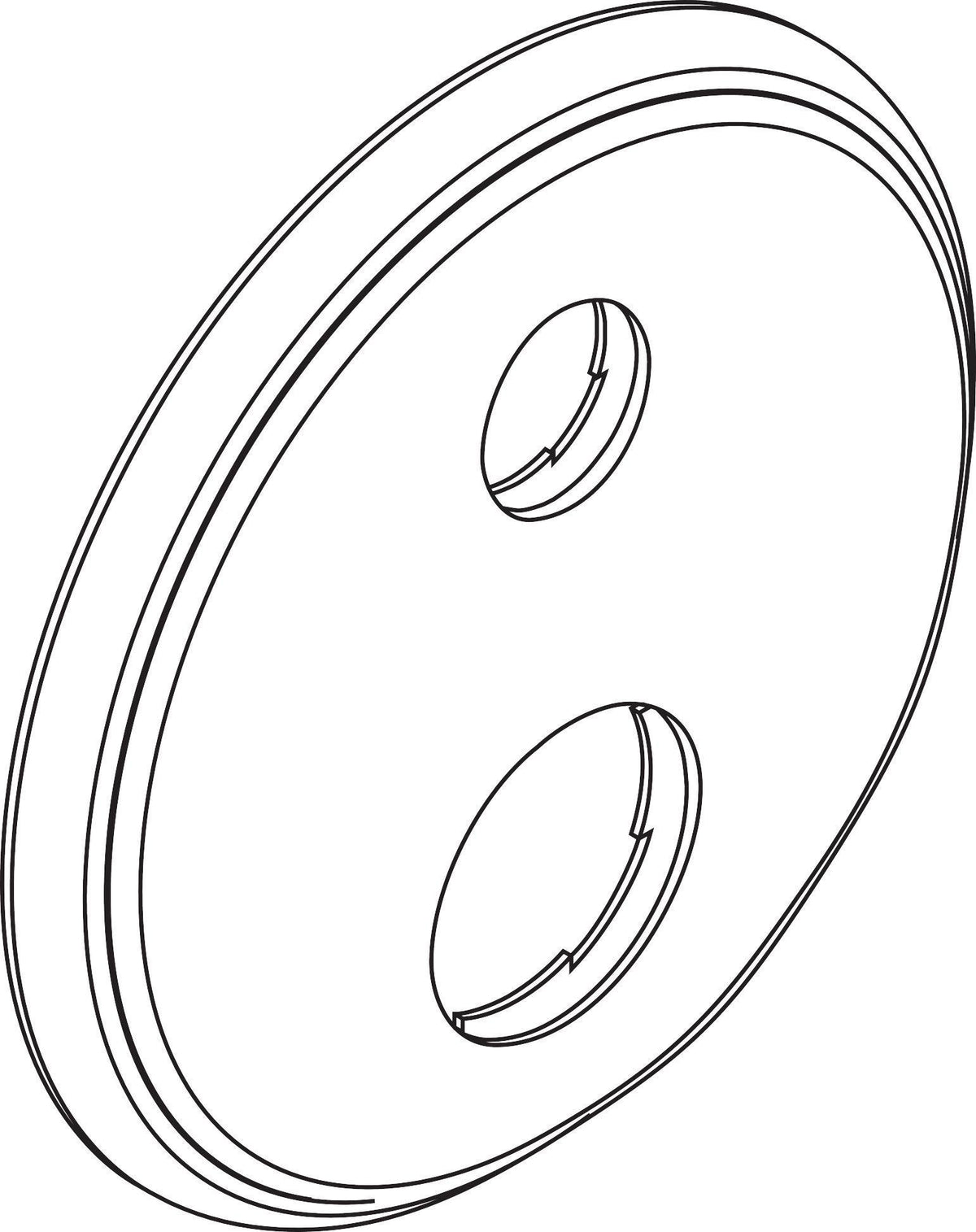 AXOR Massaud Absperrventil Chrom – Hansgrohe Ersatzteil für Brausestange 22 mm