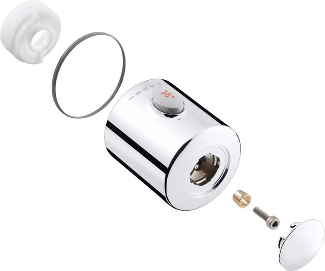 HANSGROHE HG Griff zu Ecostat 1001 Thermostat chrom – Ersatzteil für präzise Temperaturregelung