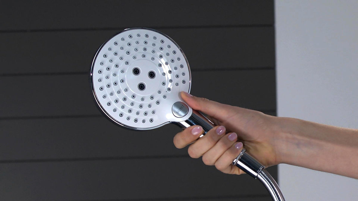 Hansgrohe Raindance Select S 120 3jet Handbrause EcoSmart Chrom – 3 Strahlarten & QuickClean
