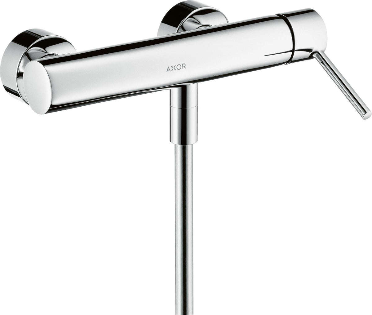 AXOR STARCK Brausemischer DN15 Aufputz Chrom – Einhandhebelmischer mit Temperaturbegrenzung