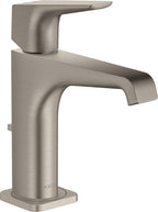 keine Angabe / stainless steel optic / Pop-up-Ventil mit vertikalem Hebel